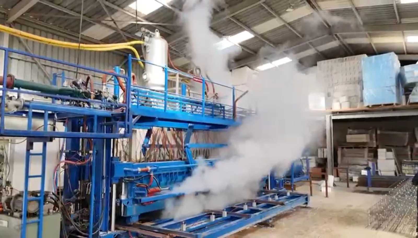Ligne de production des caissons tunnel Oasis Aluminium